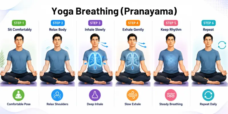 Yoga Breathing (Pranayama) for Asthma relief