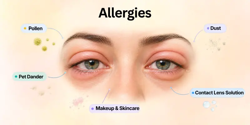 Allergies Causes of Swollen Eyelids