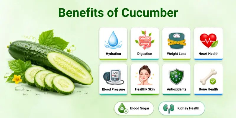 Benefits of Cucumber