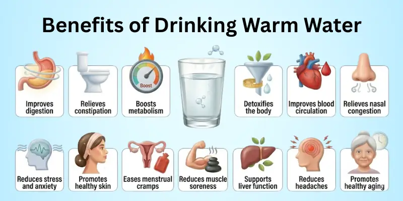 Benefits of Drinking Warm Water