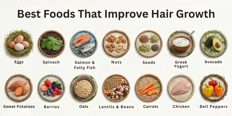 Best Foods That Improve Hair Growth