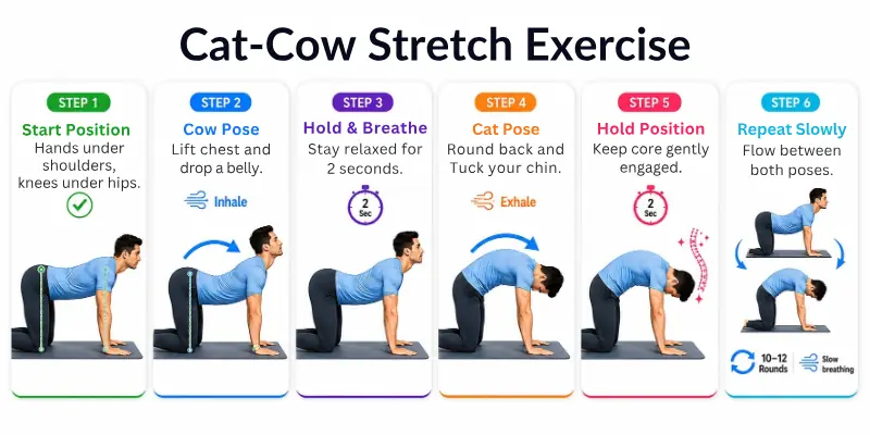 Cat-Cow Stretch Exercise