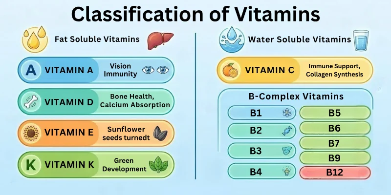 Classification of Vitamins