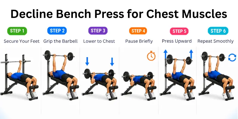 Decline Bench Press for Chest Muscles