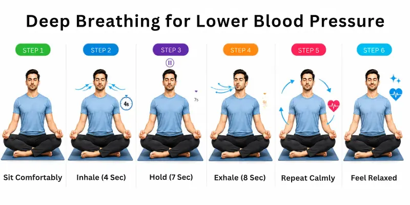 Deep Breathing Exercise for Lower Blood Pressure