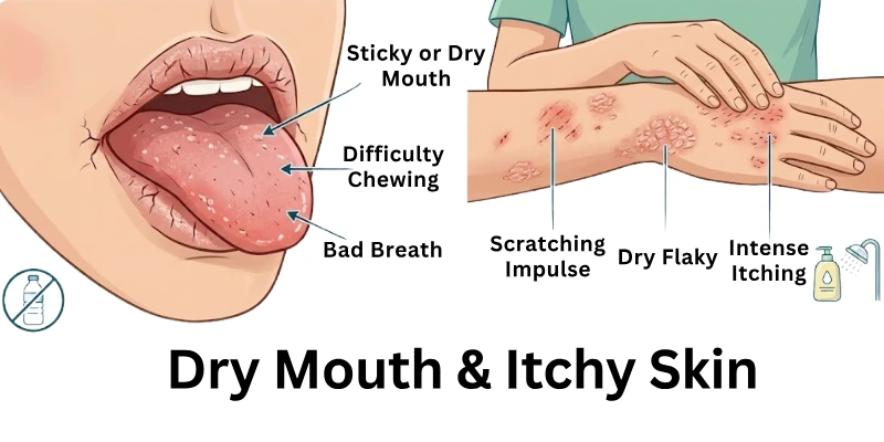 Dry Mouth & Itchy Skin
