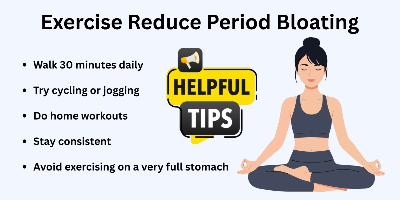Exercise Reduce Period Bloating