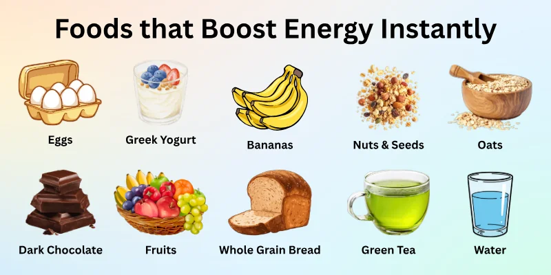 Foods that Boost Energy Instantly