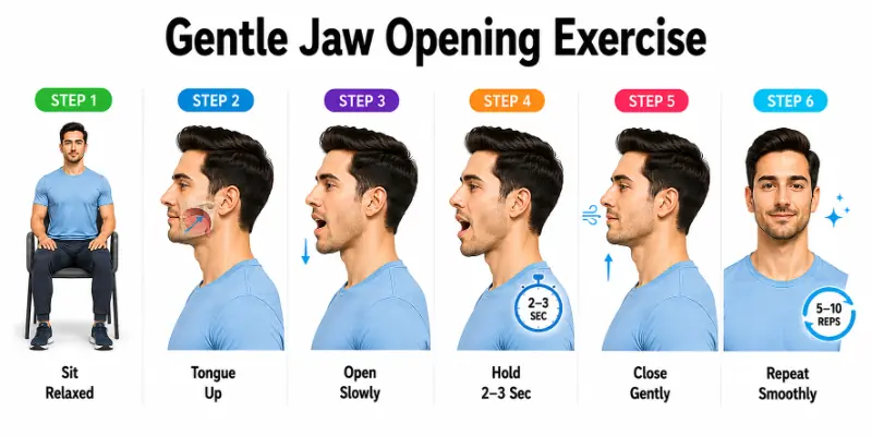 Gentle Jaw Opening Exercise