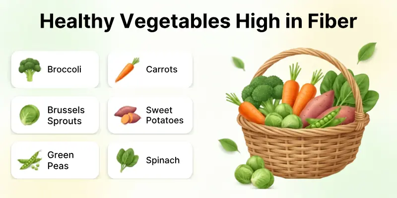 Vegetables High in Fiber