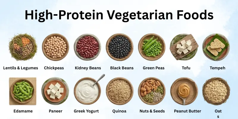 High-Protein Vegetarian Foods