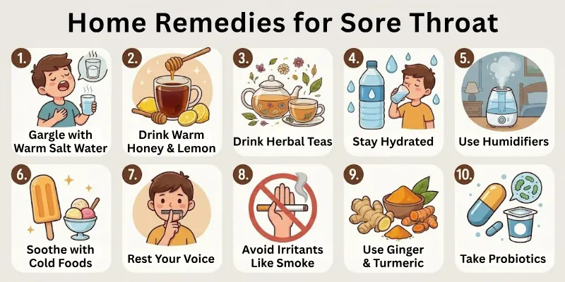 Home Remedies for Sore Throat