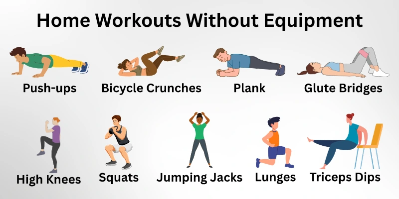 Home Workouts Without Equipment