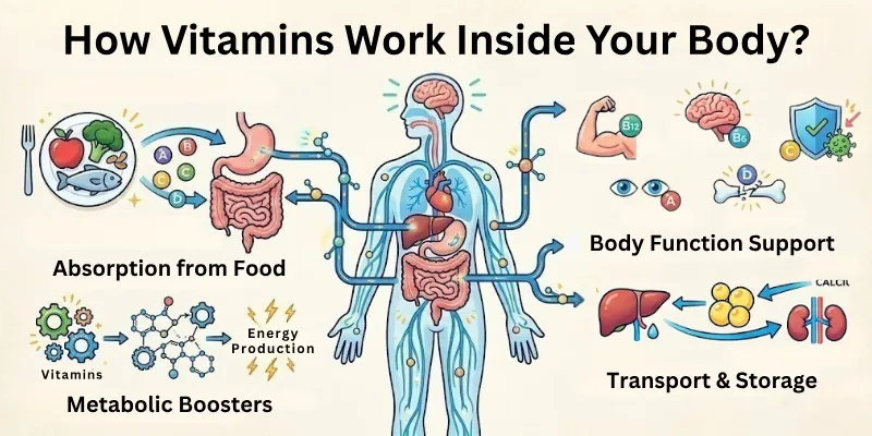 How Vitamins Work Inside Your Body?