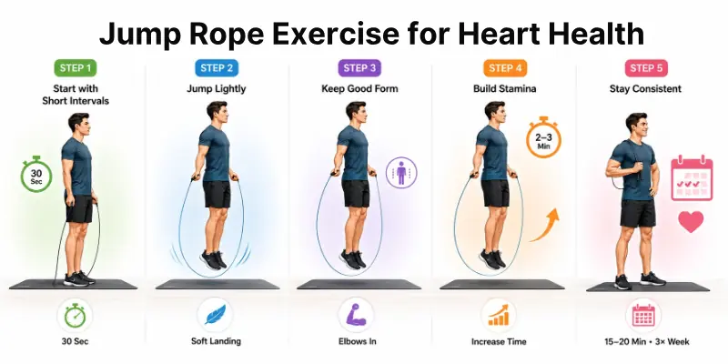 Jump Rope Exercise for Heart Health