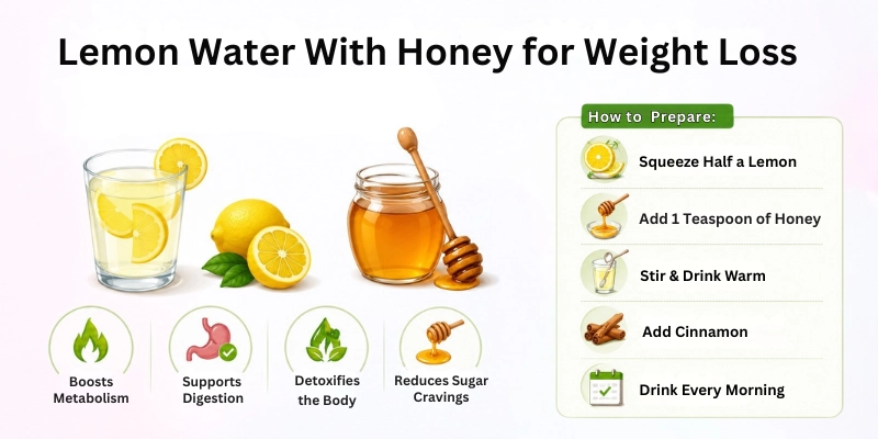 Lemon Water With Honey for Weight Loss