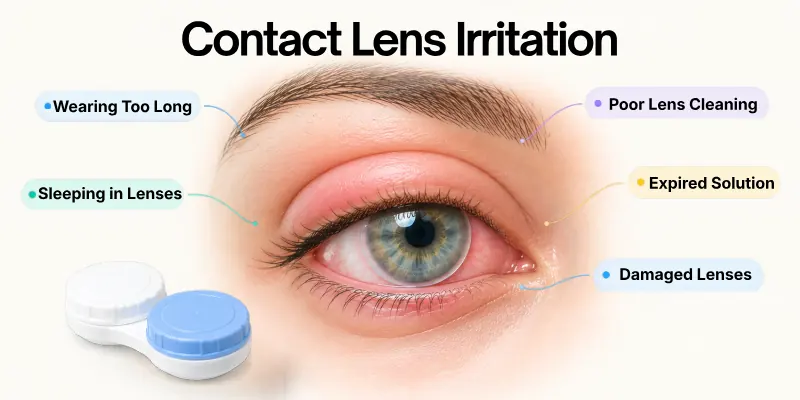 Contact Lens Irritation Causes of Swollen Eyelids