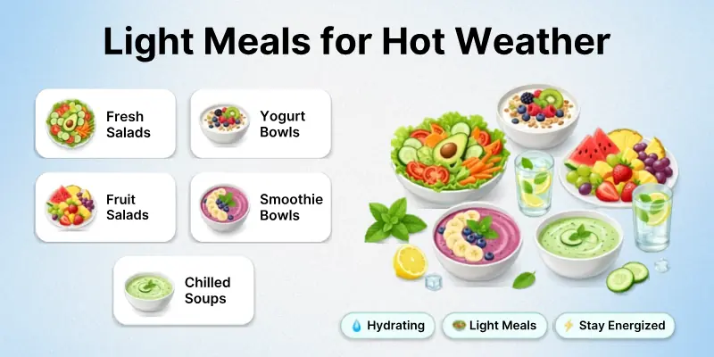 Light Meal for Hot Weather