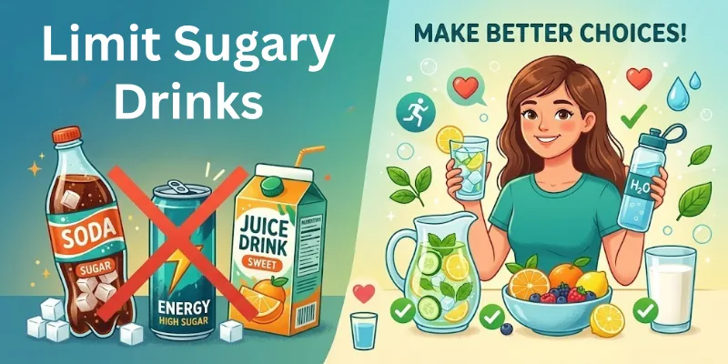 Limit Sugary Drinks