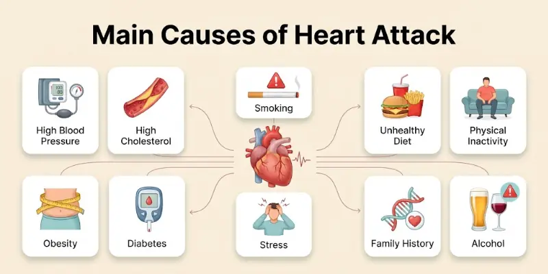 Main Causes of Heart Attack