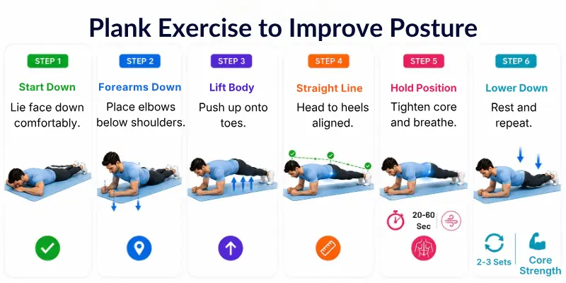 Plank Exercise to Improve Posture