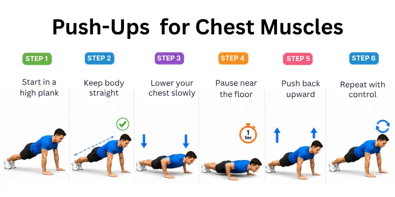 Push-Ups for Chest Muscles