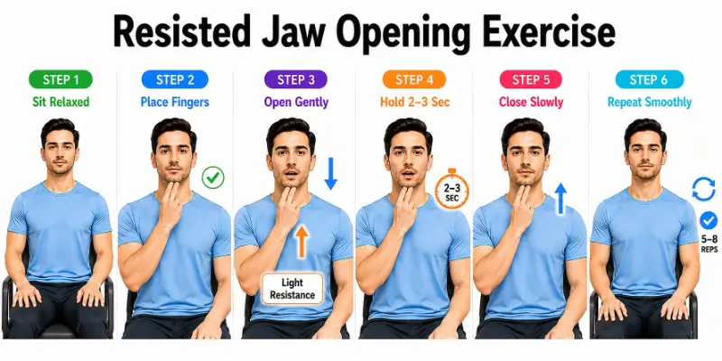 Resisted Jaw Opening Exercise