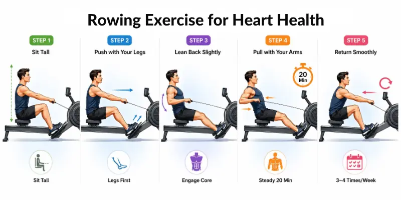 Rowing Exercise for Heart Health