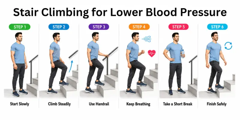 Stair Climbing for Lower Blood Pressure