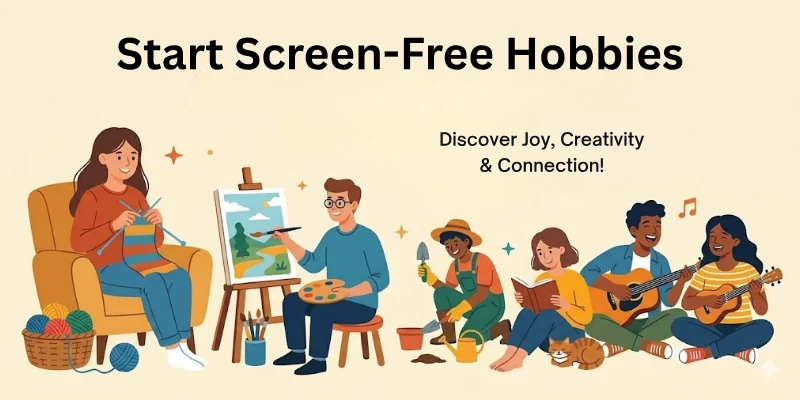 Start Screen-Free Hobbies
