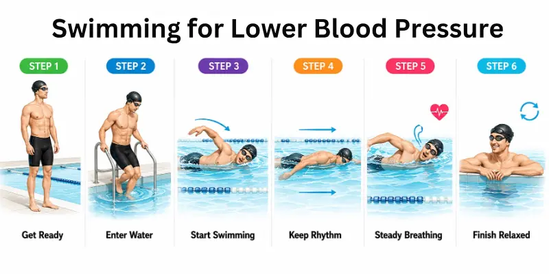  Swimming for lower blood pressure