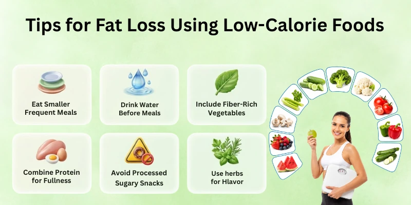 Tips for Fat Loss Using Low-Calories Foods