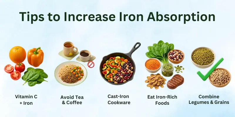 Tips to Increase Iron Absorption