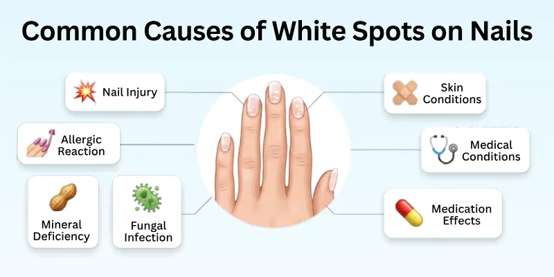 Common Causes of White Spots on Nails