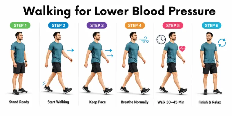 Walking for Lower Blood pressure 