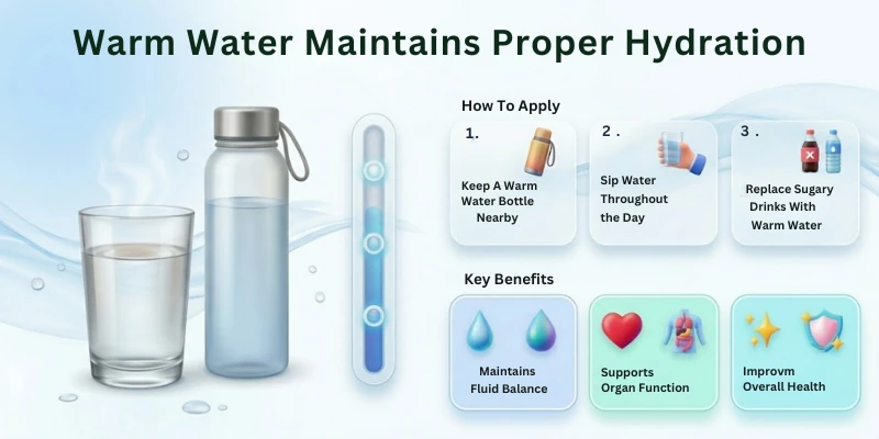 Warm Water Maintains Proper Hydration