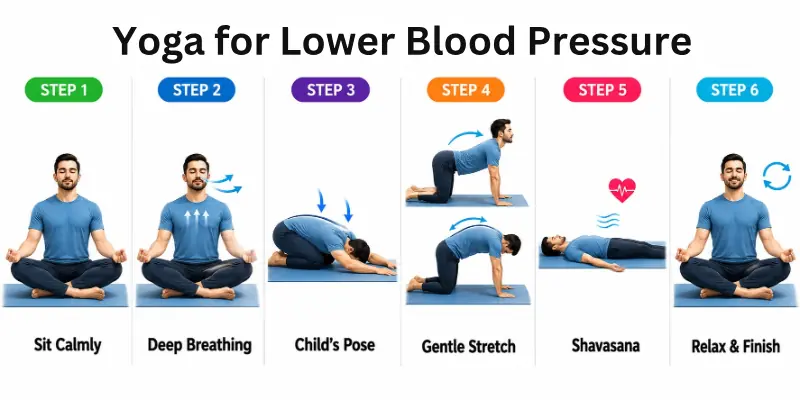 Yoga Exercise for Lower Blood Pressure